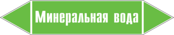 Маркировка трубопровода "минеральная вода" ( пленка, 358х74 мм) - Маркировка трубопроводов - Маркировки трубопроводов "ВОДА" - Магазин охраны труда и техники безопасности stroiplakat.ru